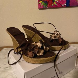 Bakers wedge style heels